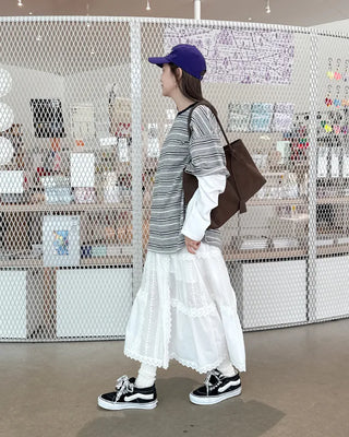 (Unisex) Striped Layered T-Shirt