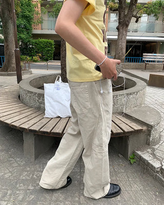 Cutout Wide Fit Pants