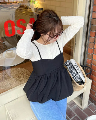 Balloon Flare Bustier
