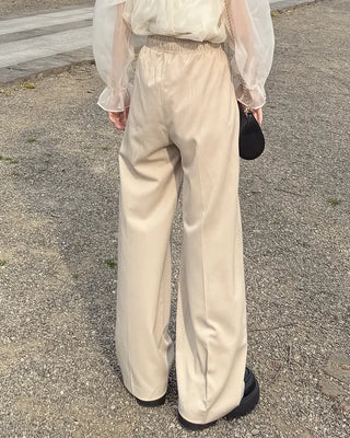 String strap wide slacks