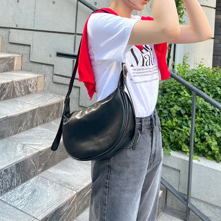 Half-moon shoulder bag