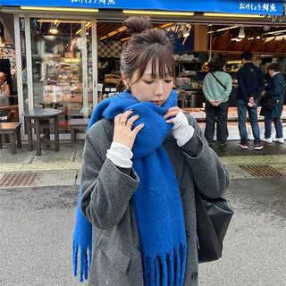 Colorful long scarf