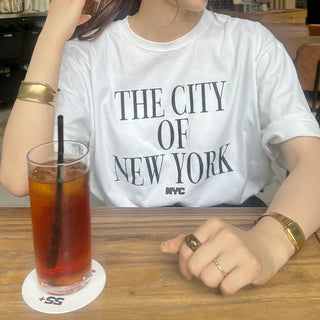 THE CITY Boxy Fit T-Shirt