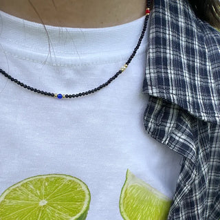 Ethnic beaded necklace