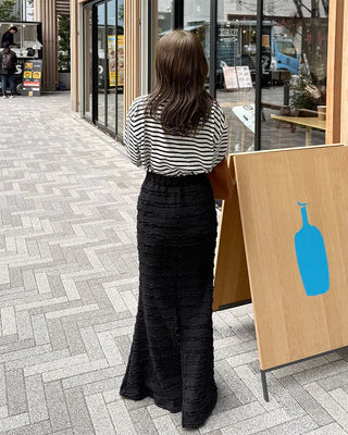 Frilled Mermaid Long Skirt