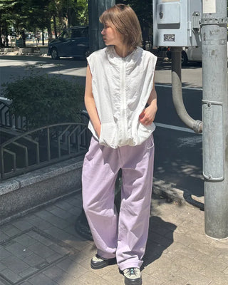 Nylon parka vest