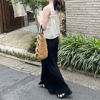 Semi-mermaid long skirt