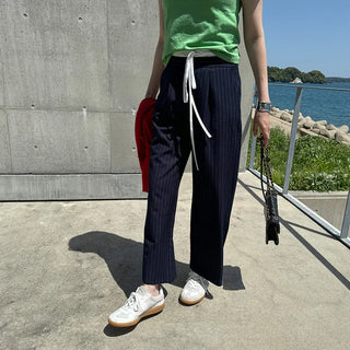 String stripe slacks
