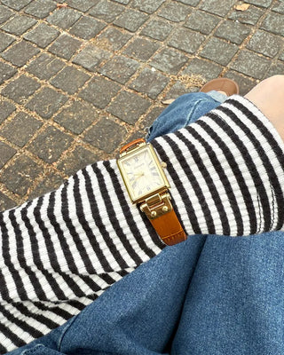 Square wristwatch