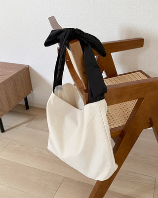 Ribbon shoulder bag