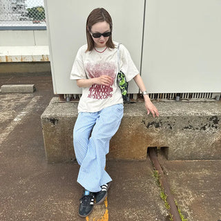 (Unisex) Gradient Lettering T-Shirt