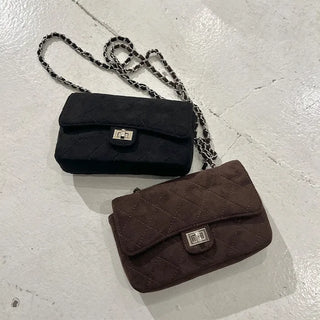Chain strap square bag
