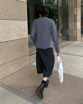 Linen Round Neck Summer Cardigan