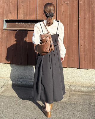 Simple bustier long dress