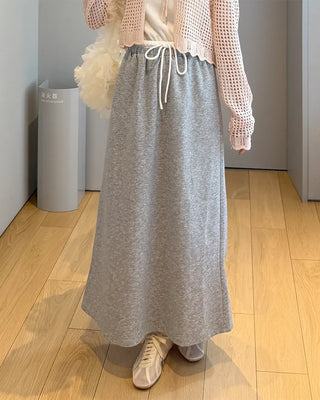 Sweat long skirt