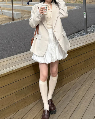 Two-button single-breasted jacket