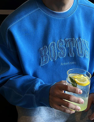 BOSTON. Pigment Cutout Sweatshirt (High Q)