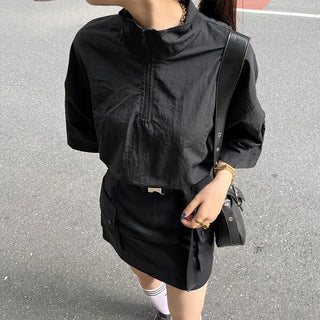 Half-zip anorak