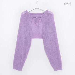 Ribbon strap bolero