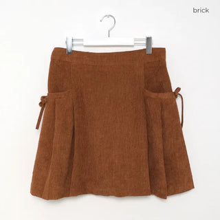 Corduroy Ribbon Skirt
