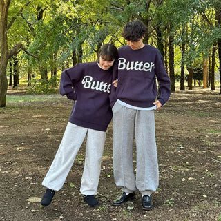 Unisex Butter Lettering Knit