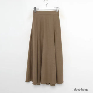 Flared long skirt