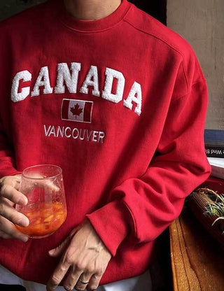 Canada Foam Embroidery Sweatshirt (3 colors)