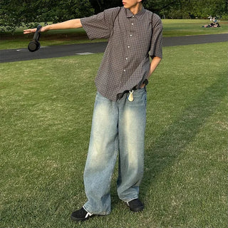 Pocket check shirt