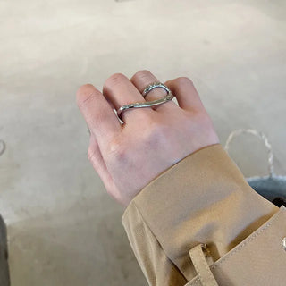 unique two finger ring