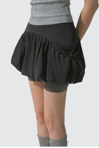 [Monterest] Reflective Print Bubble Sports Skirt
