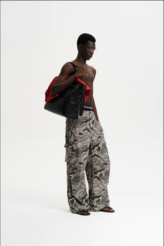 [MASONPRINCE] Rock Camo Wide Leg Cargo Pants