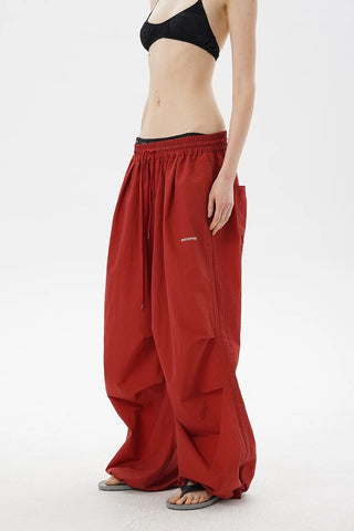 [MASONPRINCE] Lightweight Nylon Parachute Pants
