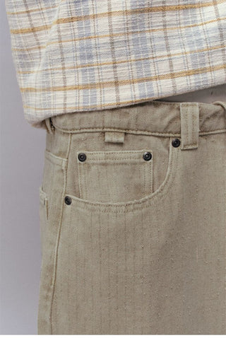 [Monterest] Distressed Washed Cotton Work Pants
