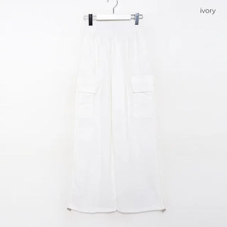 Side pocket nylon pants