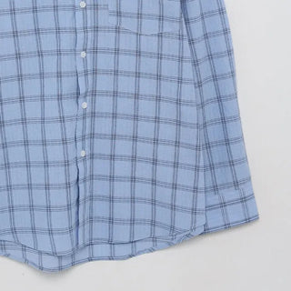 Seersucker overcheck shirt