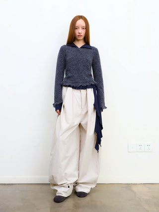 [NeverSeez] Mohair Blend Knit Set