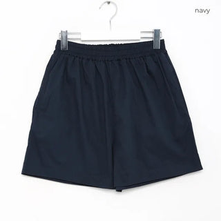 Banding cotton shorts