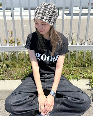 Patterned Stripe Beanie