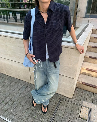 Simple leather thong sandals