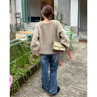 (Unisex) Basic V-Neck Knit