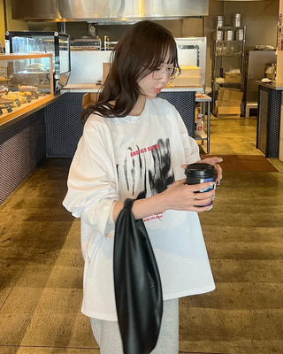 Slit Loose Fit T-Shirt