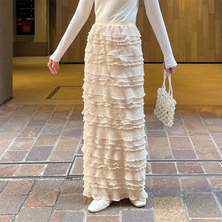 Cancan frill skirt