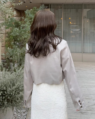 Basic short jacket