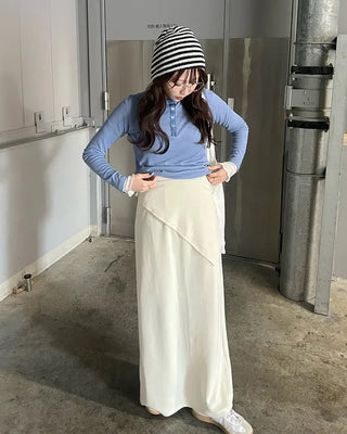 Half-button T-shirt