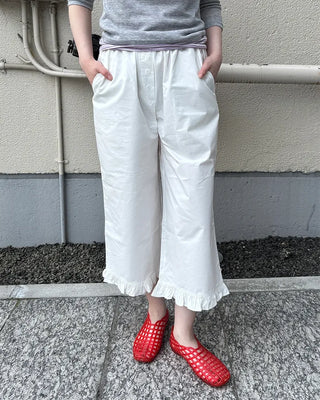 Jelly flat shoes
