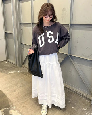 USA Cropped T-Shirt