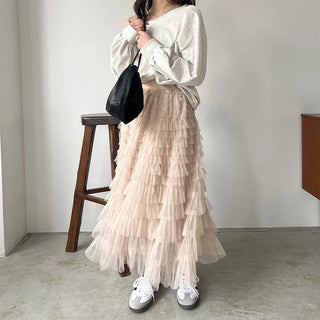 Chiffon Cancan Skirt