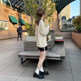 Eyelet Point Knit