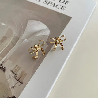 Tiny Ribbon Earrings