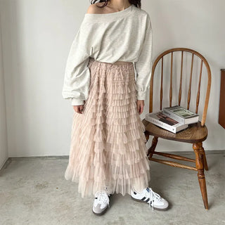 Off-shoulder sweatshirt